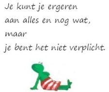 Omgaan met irritatie